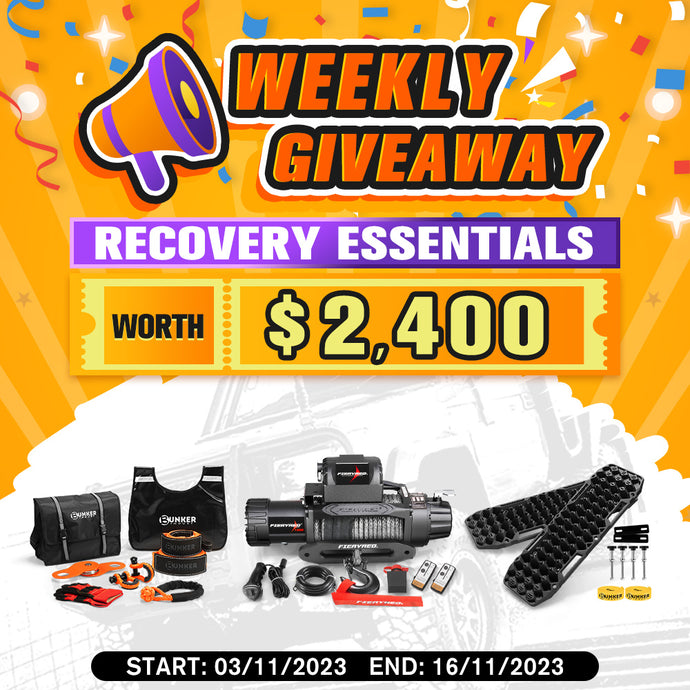 The 18th Weekly Giveaway & Winner - Recovery Essentials
