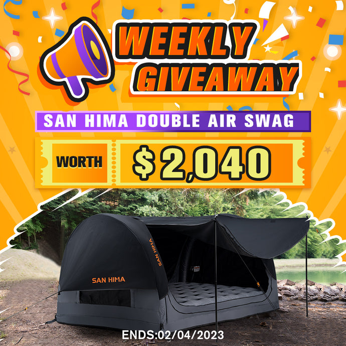 The 19th Weekly Giveaway & Winner -  San Hima Double Air Swag