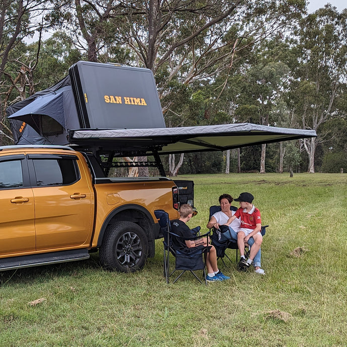Discover the Ultimate Outdoor Experience with the San Hima Freestanding Awning!