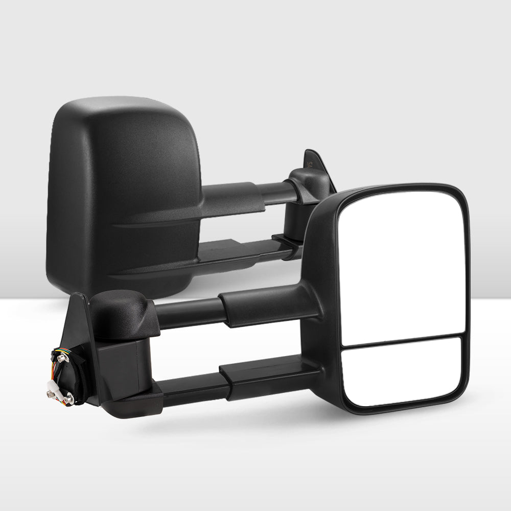 San Hima Pair Extendable Towing Mirrors Fit Toyota Landcruiser 80 1990-1998