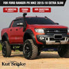 Kut Snake Flares for Ford Ranger PX MK2 2015-18 Extra Slim ABS