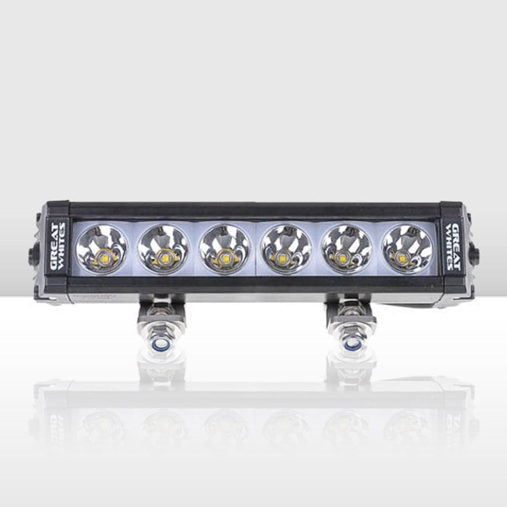 Great Whites 6 LED Bar Driving Light 4WD 4X4 Offroad Spotlight Touring