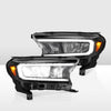 VLAND LED Headlights Sequential Indicator for Ford Ranger 2015-ON Wildtrak Raptor