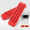 FIERYRED Recovery Tracks 15 Tons Red + Mounting Pins Truck Roof Rack