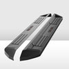 SAN HIMA Steel Side Steps Running Boards for Isuzu D-MAX Dual Cab 2012-2019 Black