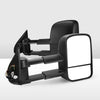 Pair Extendable Towing Mirrors for Mitsubishi Triton MQ/MR 2015 - ON Black