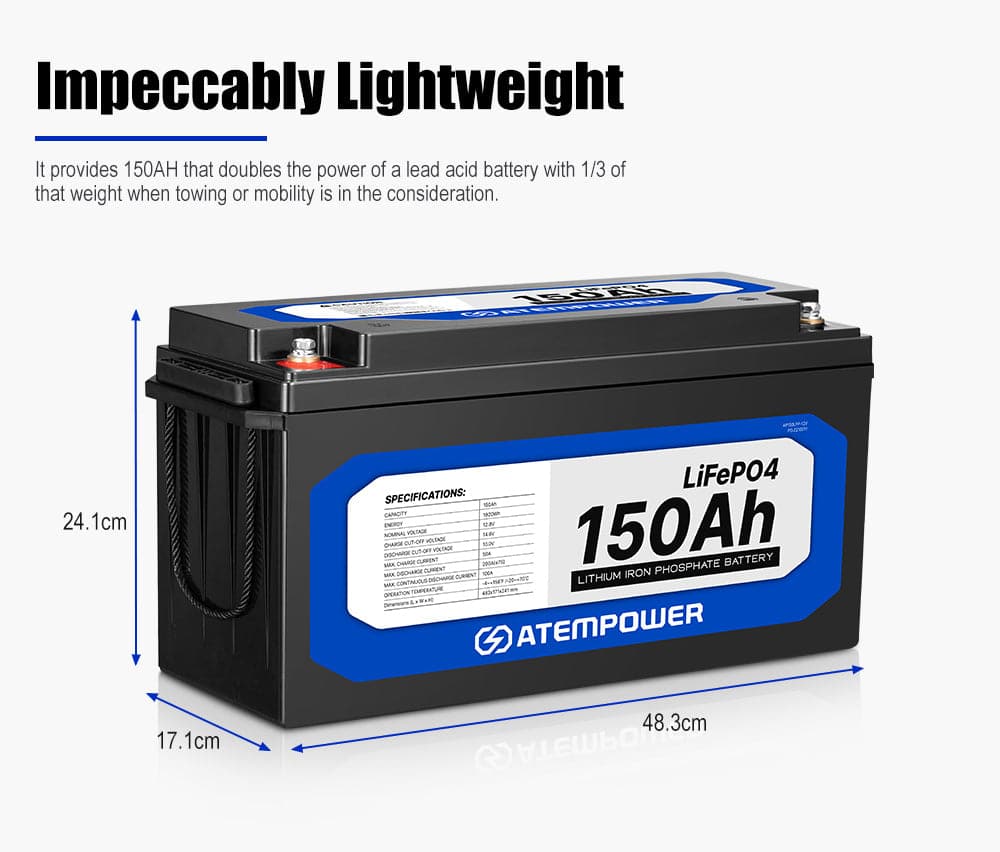 150Ah 12V Lithium Battery LiFePO4 – Vicoffroad Australia
